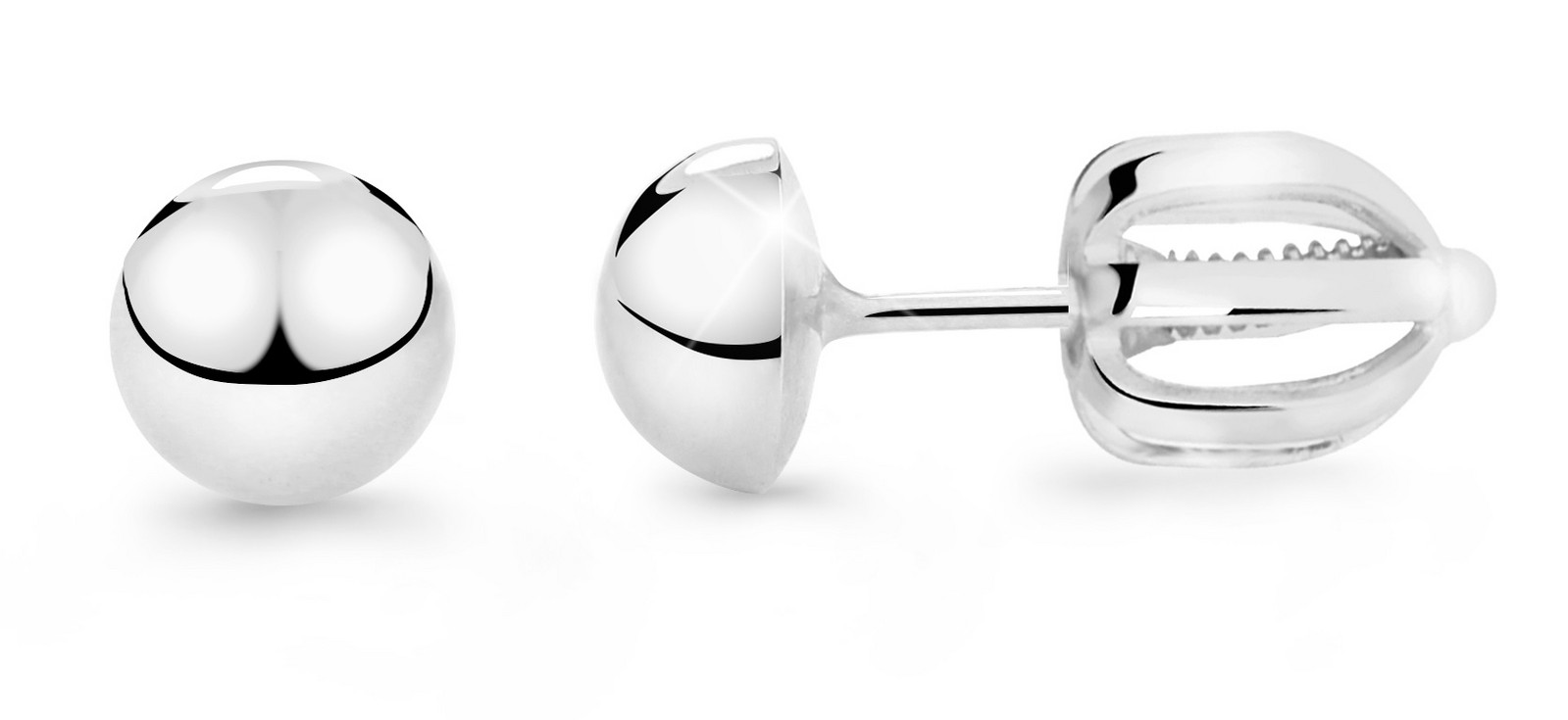 Cutie Jewellery Peckové náušnice z bíleho zlata Z5006-30-X-2