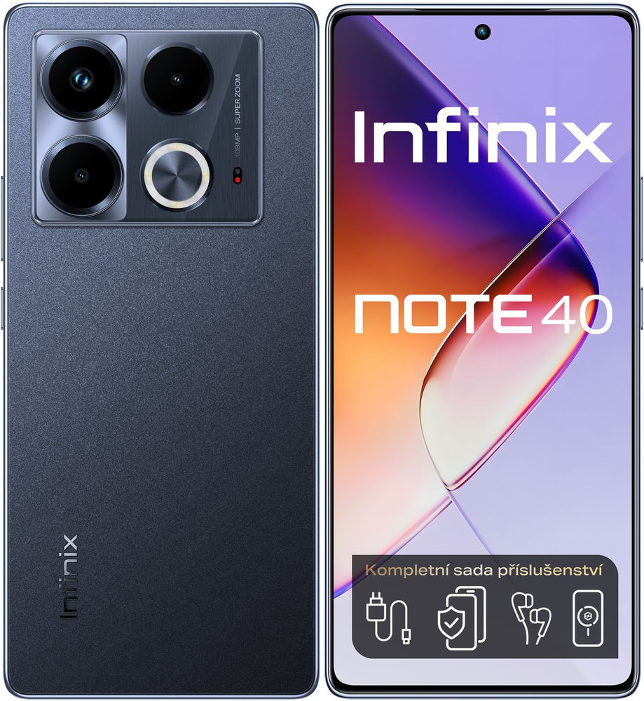 Infinix smartphone Note 40 8Gb/256gb Black