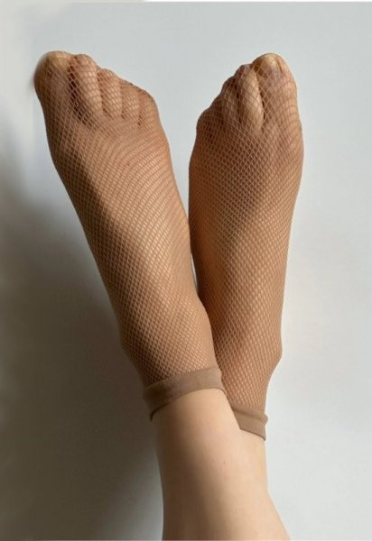 Veneziana Rete Dámské ponožky Univerzální panna/odstín krémové