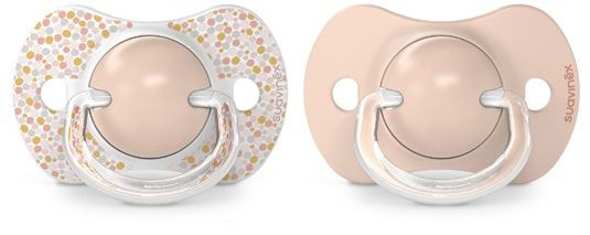 Suavinex Dudlík SX PRO fyziologický Dreams 6/18m 2 ks, růžový