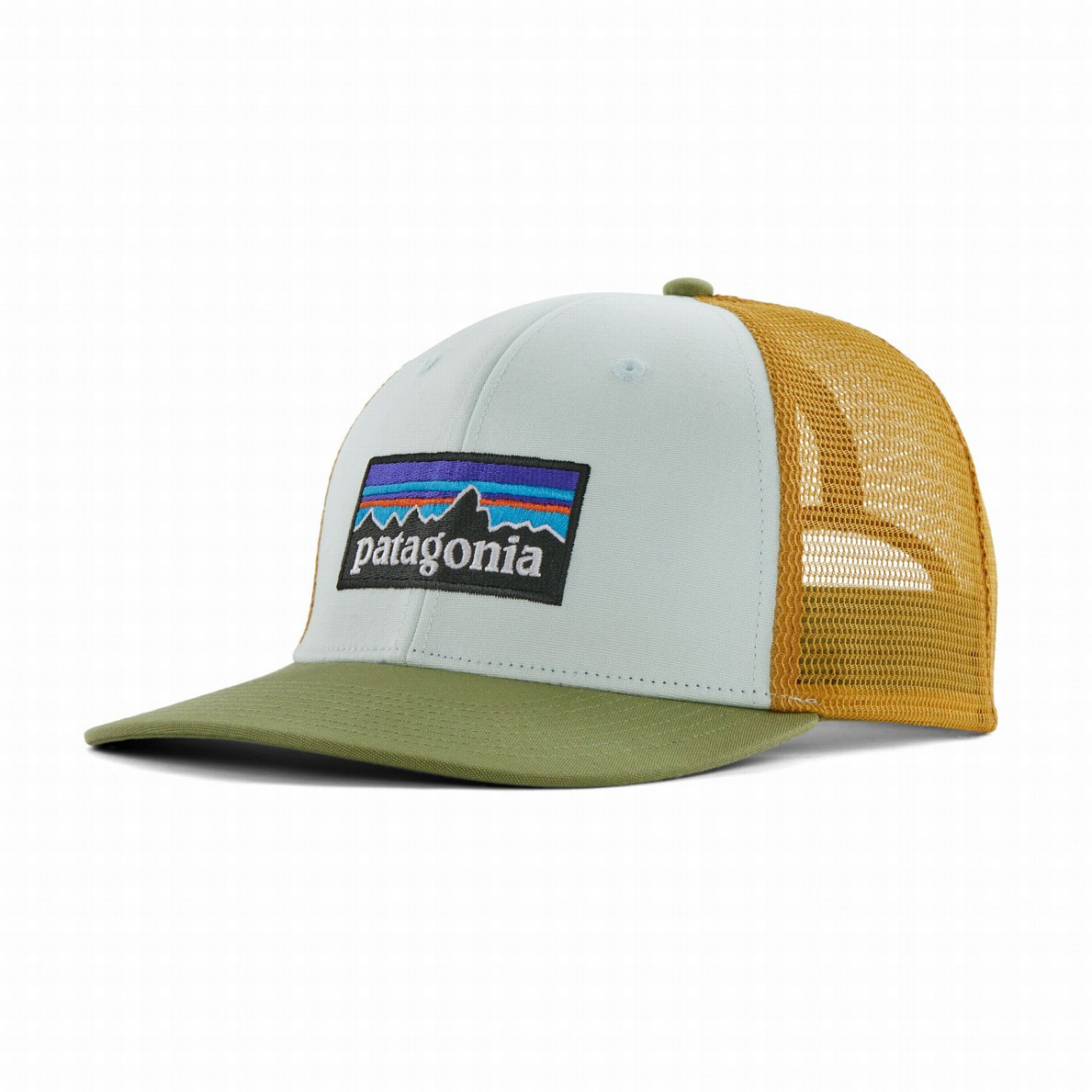 Kšiltovka Patagonia P-6 Logo Trucker Hat Velikost: L / Barva: zelená