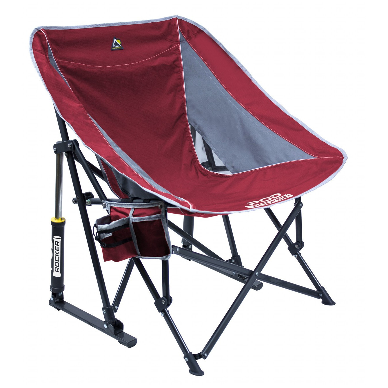 Židle GCI Pod Rocker Barva: červená/šedá