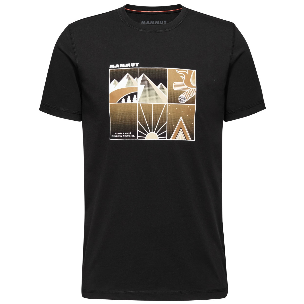 Pánské triko Mammut Mammut Core T-Shirt Men Outdoor Velikost: L / Barva: černá