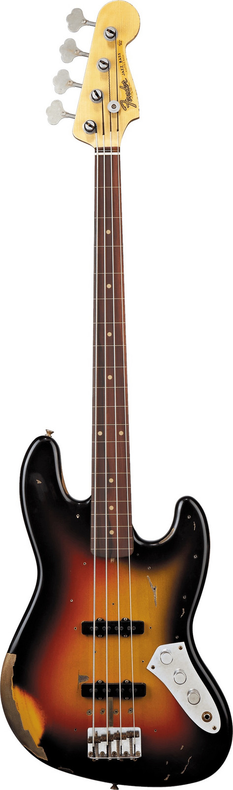 Fender Custom Shop Jaco Pastorius Tribute Fretless Jazz Bass 3-Color S