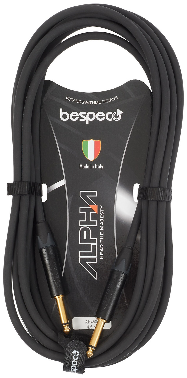 Bespeco Alpha Instrument Cable Neutrik 4.5 m