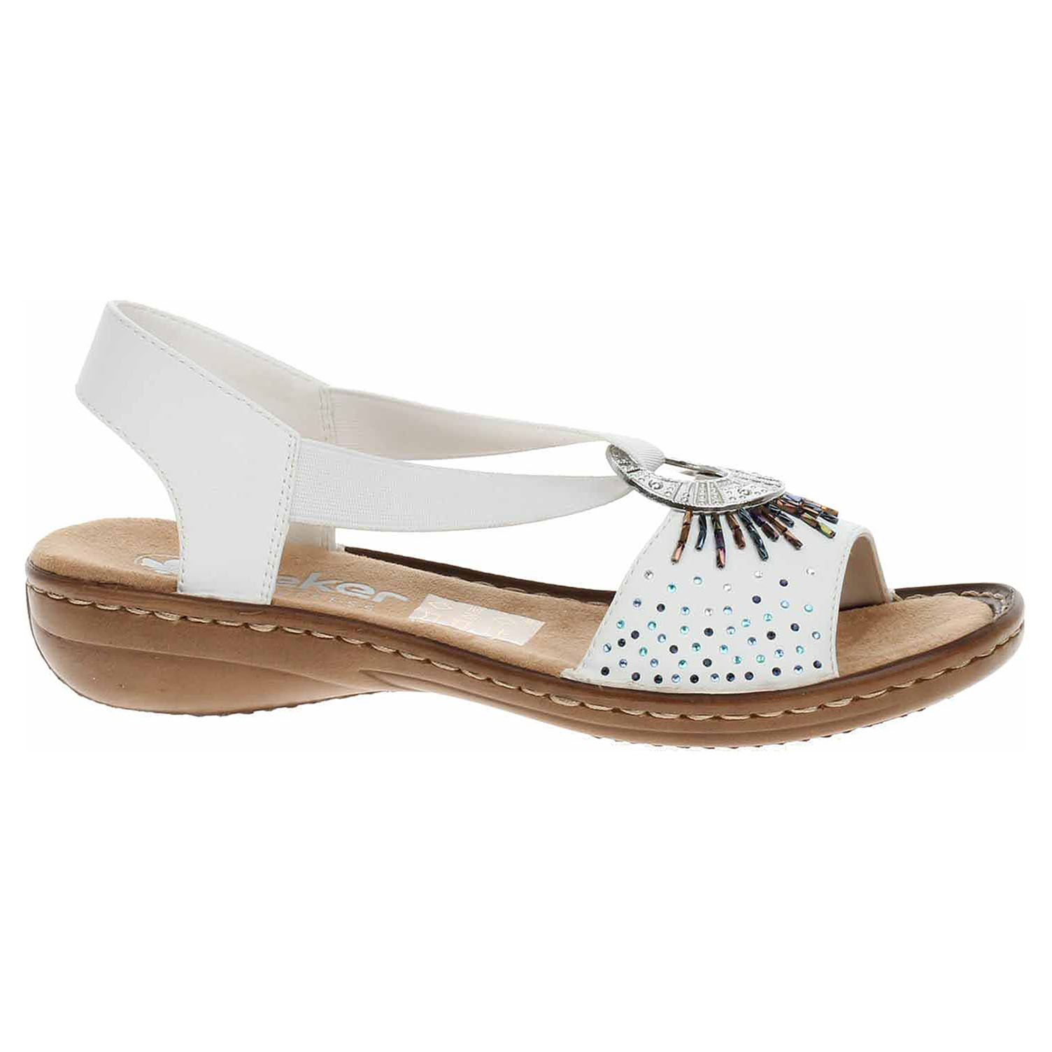 Ecco Dámské sandály Rieker 60880-80 weiss 23801932