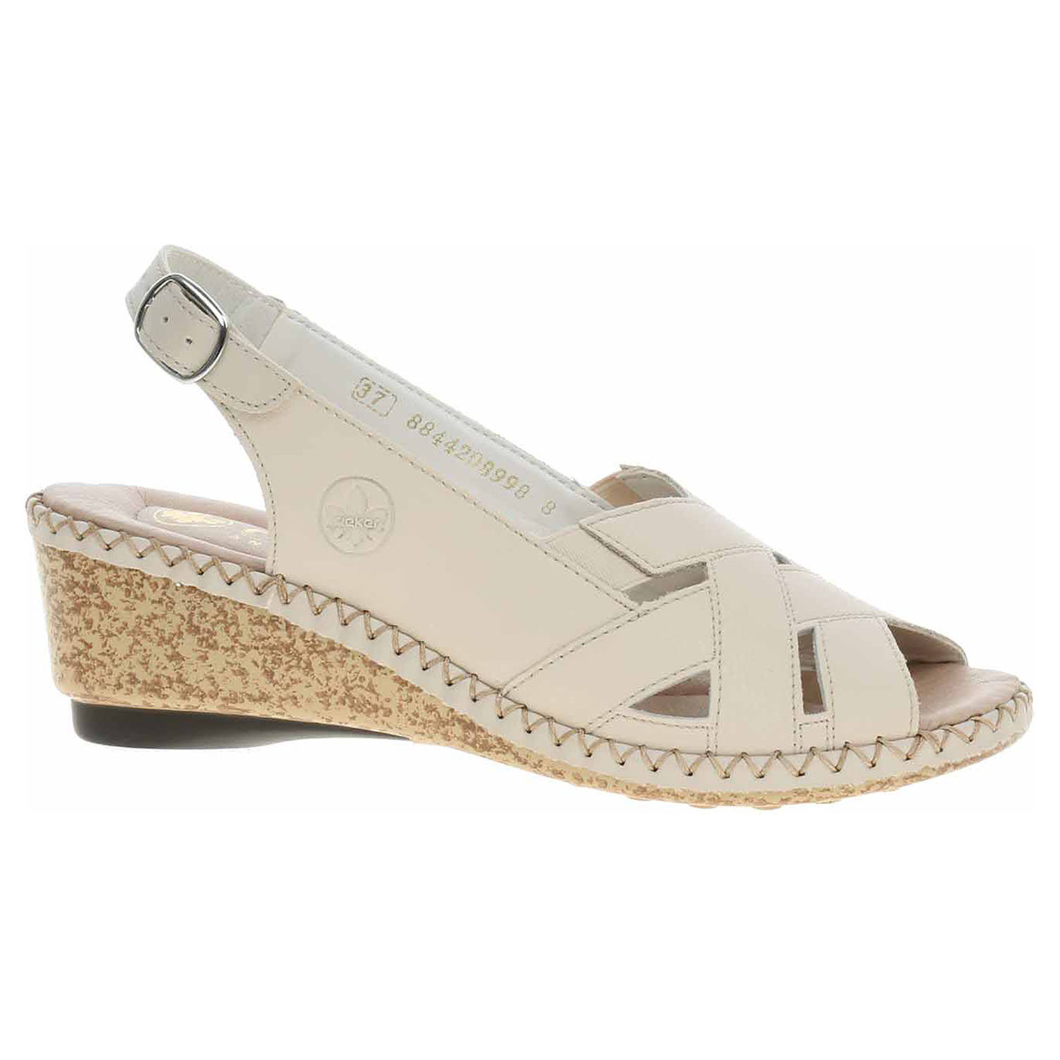 Ecco Dámské sandály Rieker 66189-60 beige 23801931