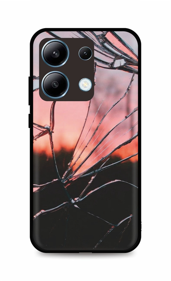 Kryt TopQ LUXURY Xiaomi Redmi Note 13 pevný Pink Broken 122700