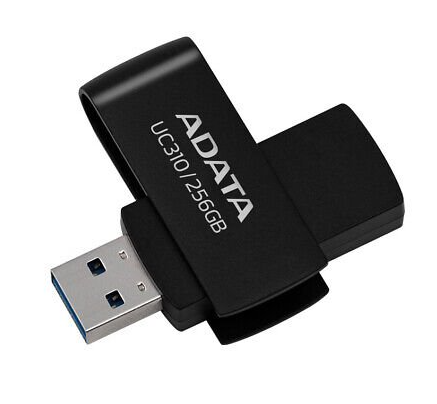 Flash disk ADATA UC310 256GB černý 122670