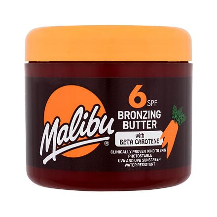 Malibu Bronzing Butter With Carotene SPF6 dámský tělové máslo s karotenem pro bronzové opálení 300 ml