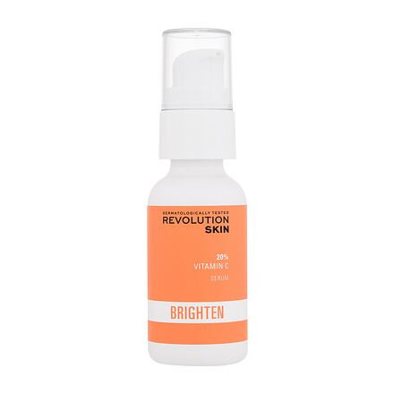 Revolution Skincare Brighten 20% Vitamin C Serum dámské rozjasňující pleťové sérum 30 ml pro ženy