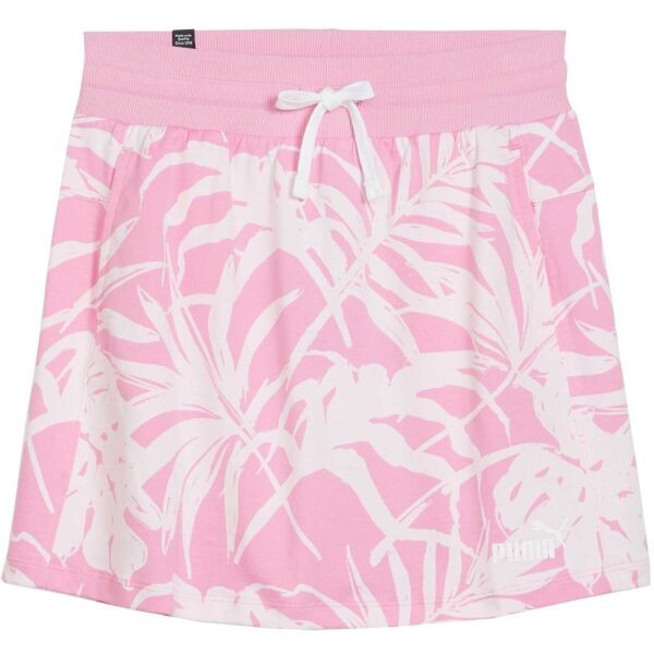 Puma ESSENTIALS + PALM RESORT AOP SKIRT Dámská sukně, růžová, velikost