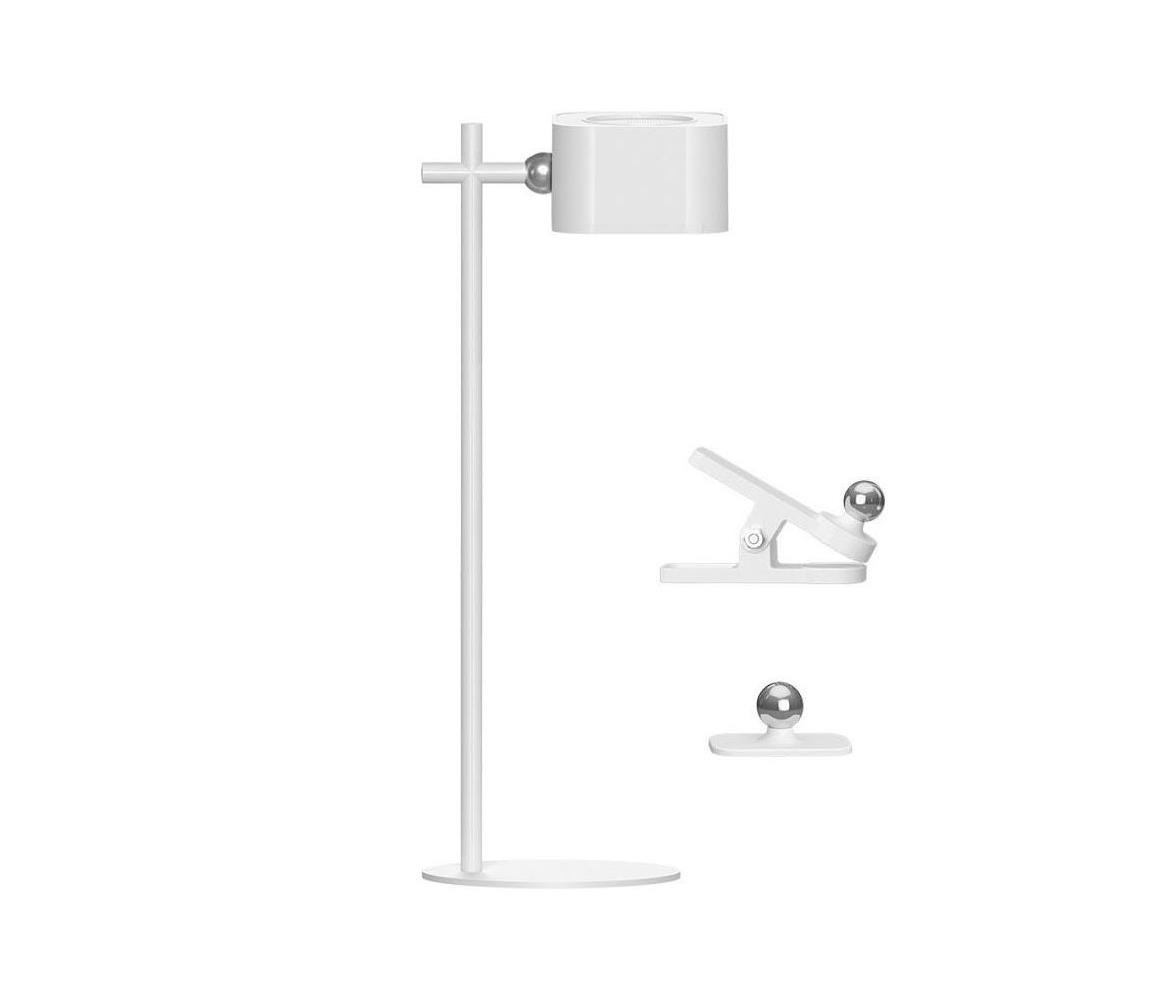 LED Stmívatelná magnetická stolní lampa 4v1 LED/3W/5V 3000-6000K 1800 mAh bílá