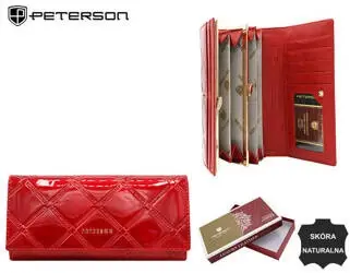 Peterson Dámská kožená peněženka Dithre červená One size