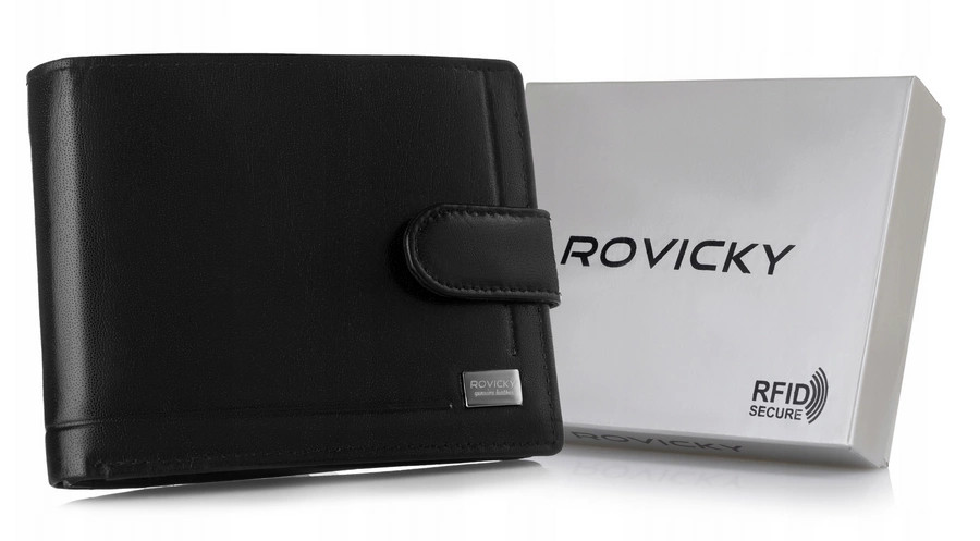 Rovicky Pánská kožená peněženka Sekoto černá One size