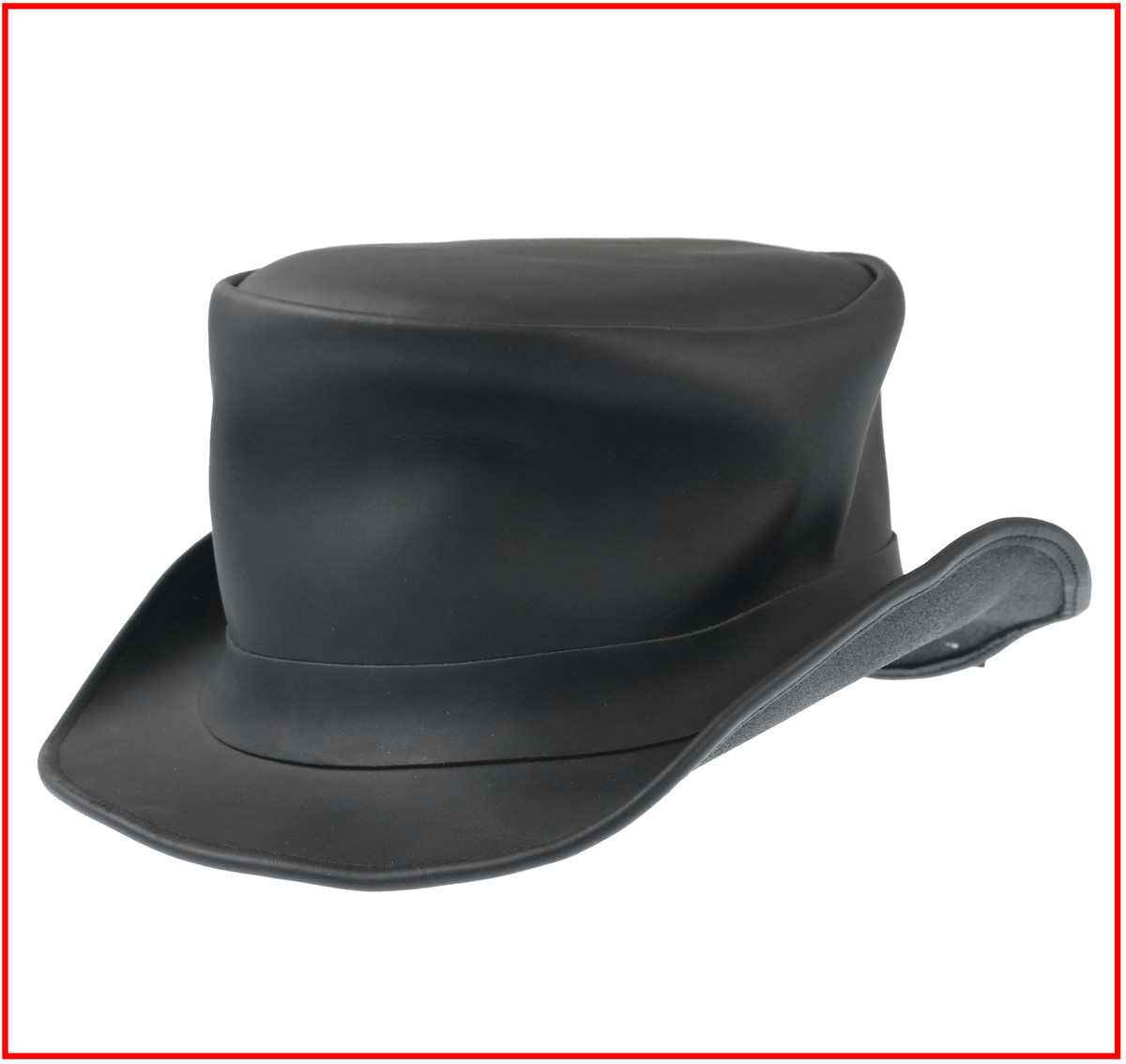 klobouk UNIK - Leather Hat Cowhide - POŠKOZENÉ XXL