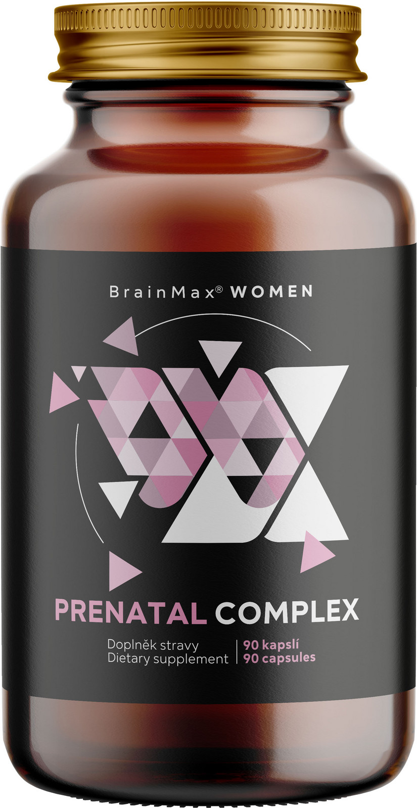 BrainMax Prenatal Complex, komplex vitamínů pro těhotné ženy Počet kapslí: 90 kapslí