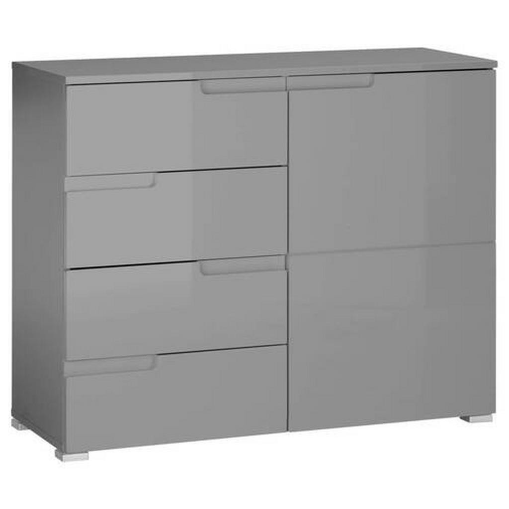 KOMODA, šedá, 100/80/40 cm