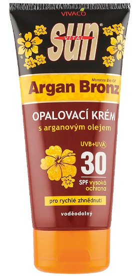 Vivaco Opalovací krém s BIO arganovým olejem SPF 30 SUN VITAL 200 ml