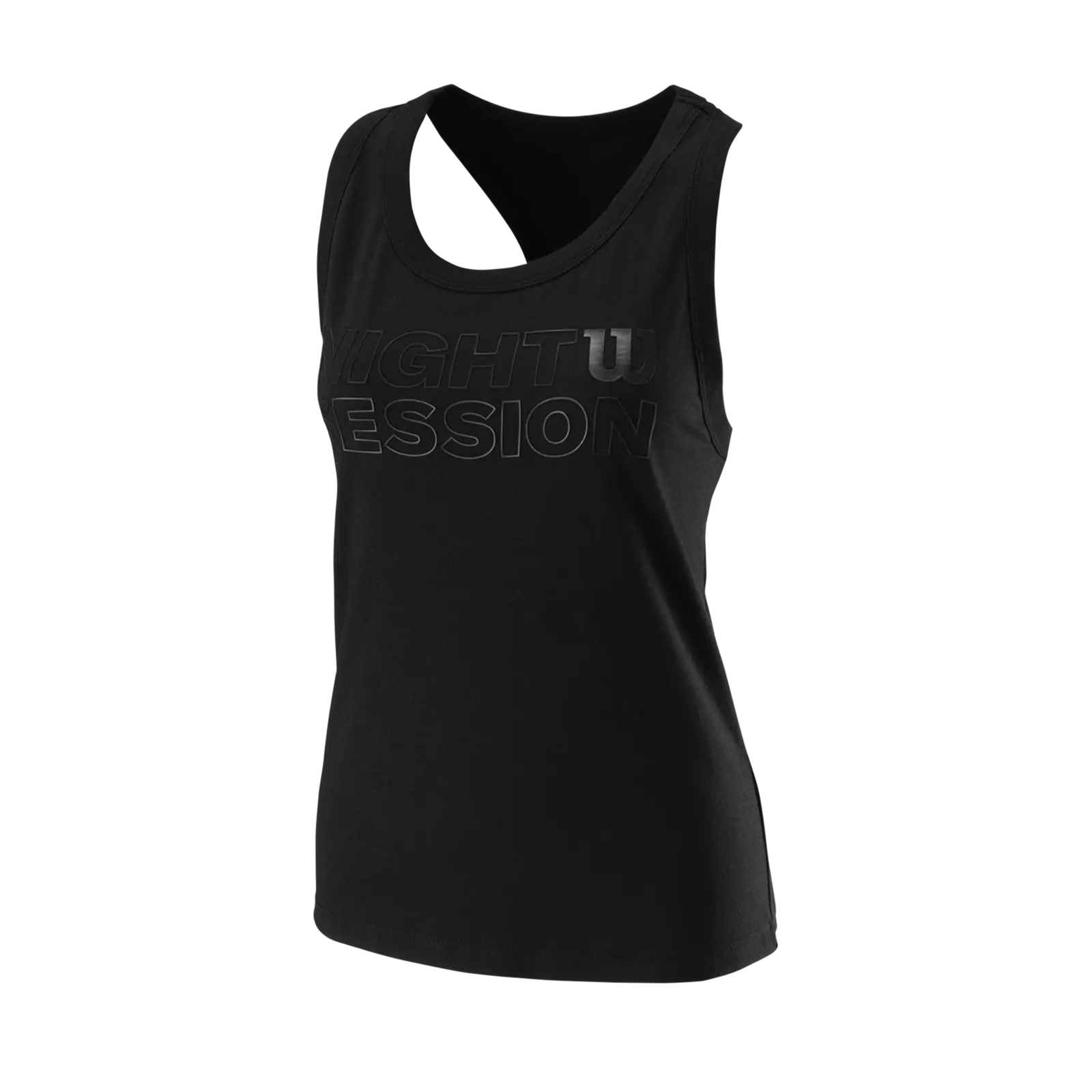 Dámské tílko Wilson  Night Session Tech Tank Black L