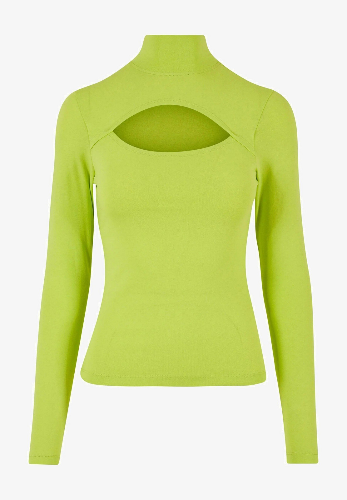 Dámský rolák s dlouhým rukávem - žlutý