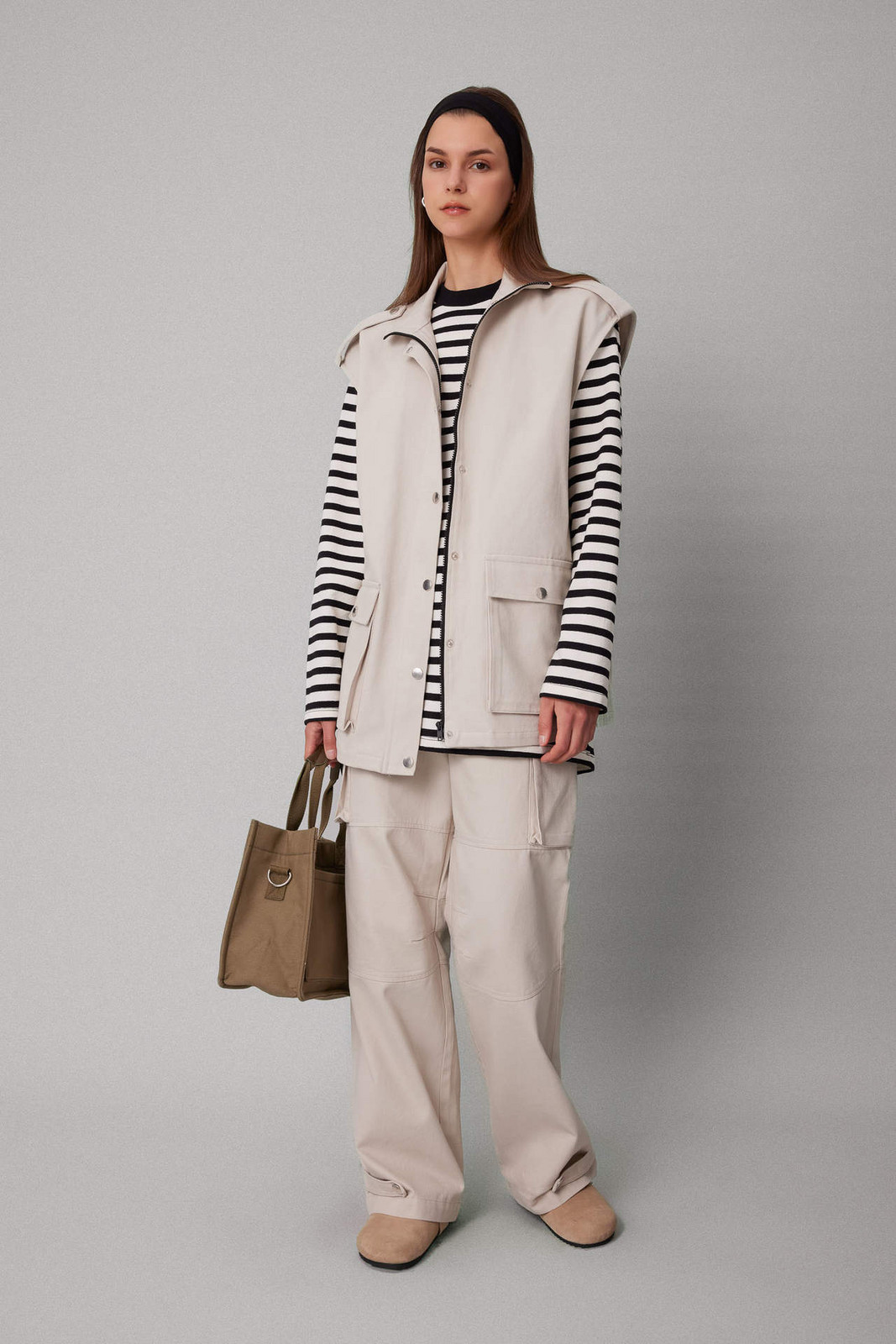 DEFACTO Cargo Fit Gabardine Trousers