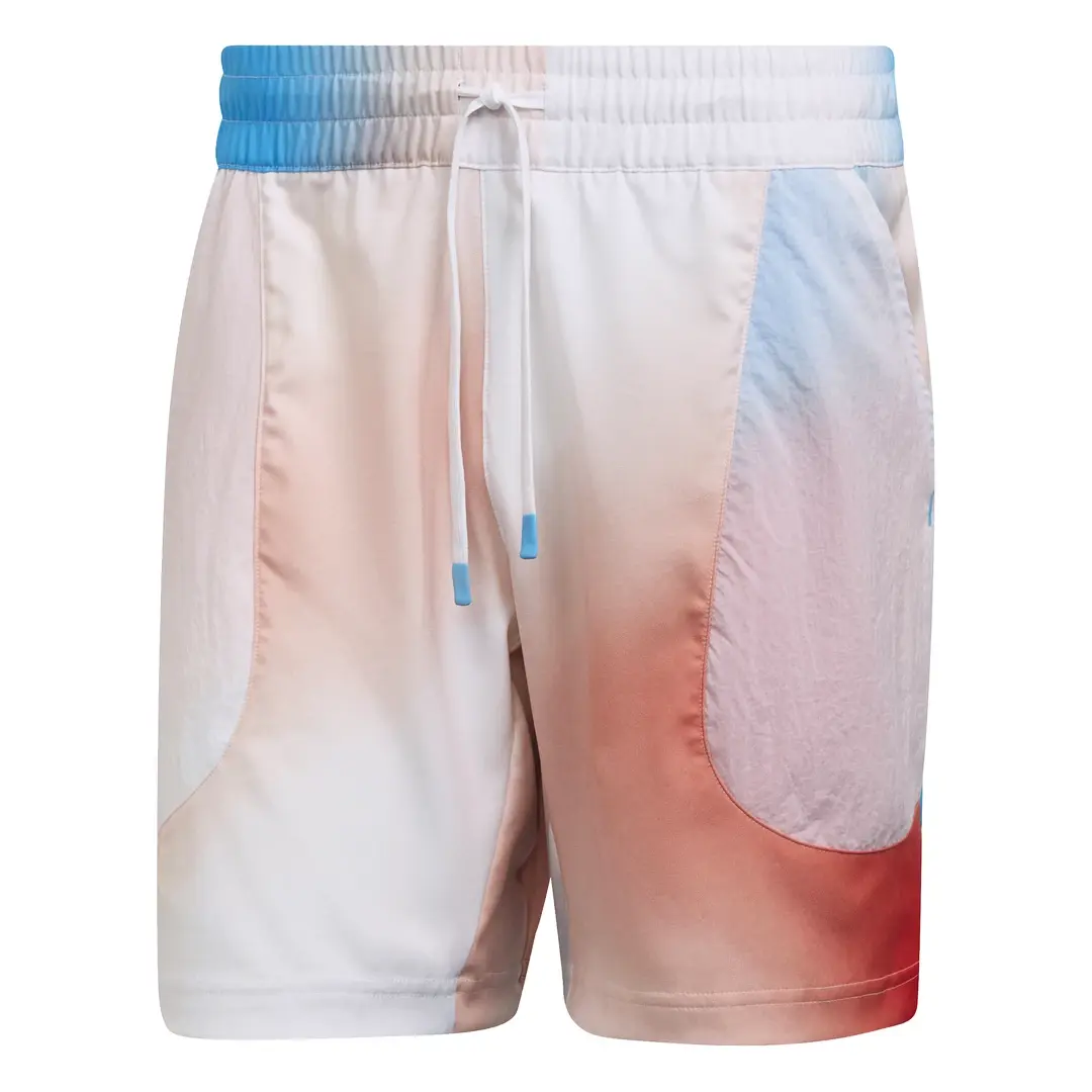 Pánské šortky adidas  Melbourne Ergo Printed Shorts White/Red XL