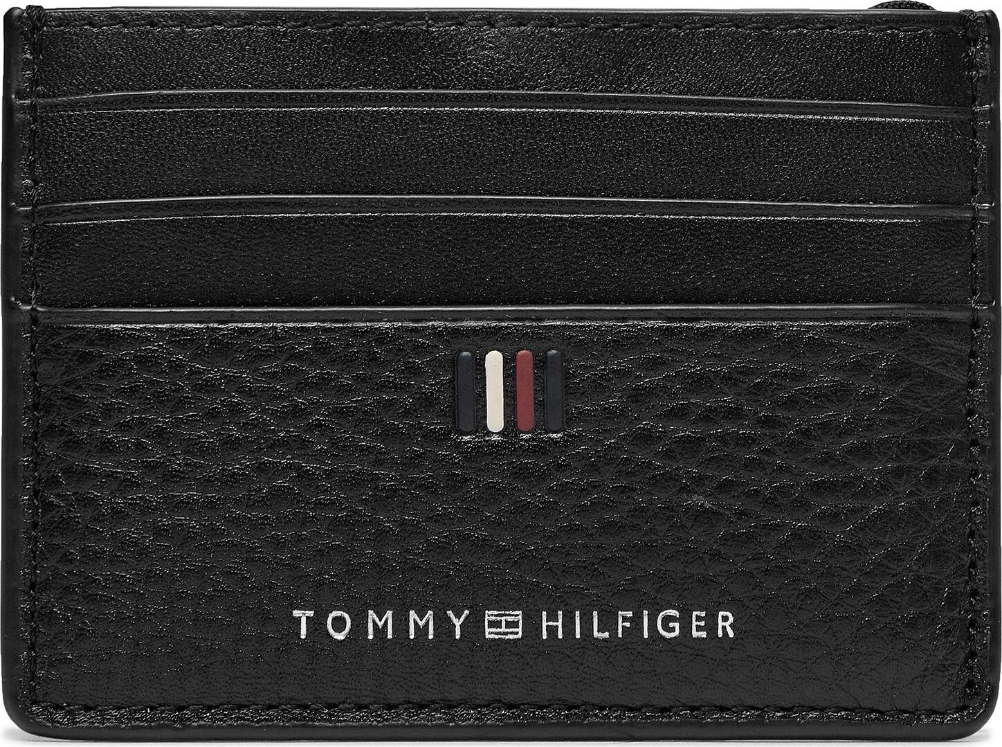 Pouzdro na kreditní karty Tommy Hilfiger Th Central Cc Holder AM0AM11858 Černá