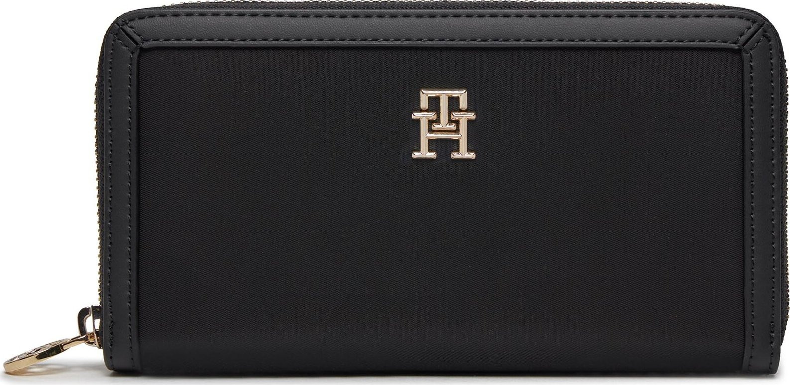 Velká dámská peněženka Tommy Hilfiger Th Essential S Large Za AW0AW15749 Černá