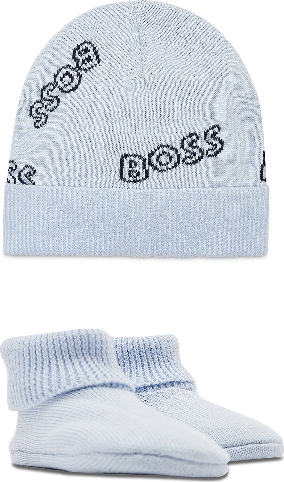 Set čepice a ponožky Boss J98386 Světle modrá