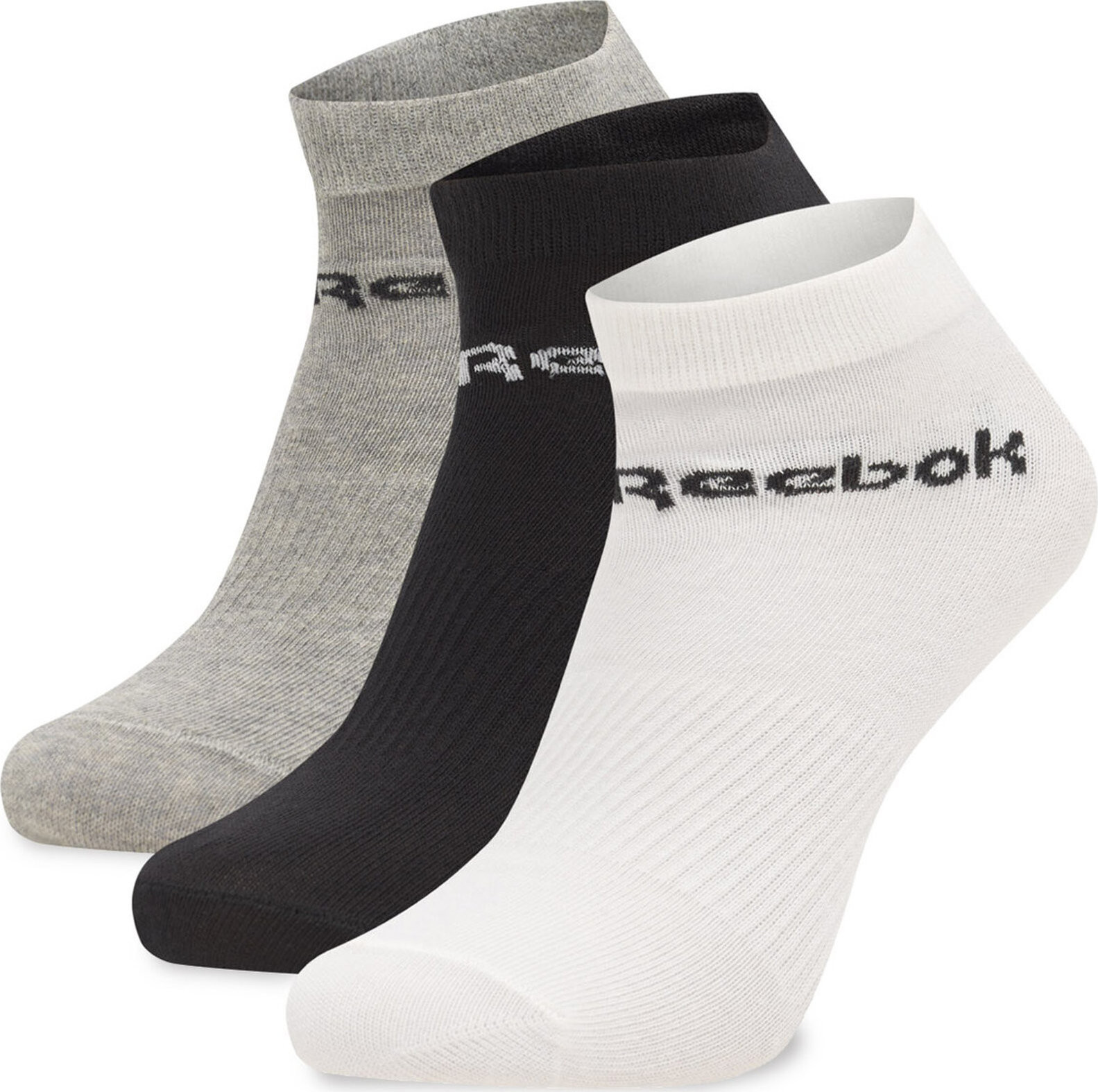 Sada 6 párů dámských nízkých ponožek Reebok Act Core Inside Sock GH8165 Bílá