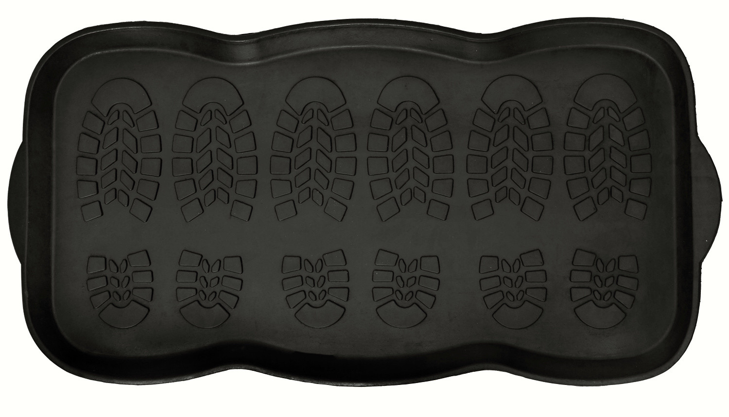 Univerzální gumový odkapávač na boty SHOES černá 40x80 cm Mybesthome