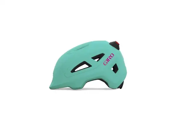 GIRO Scamp II LED dětská přilba Mat Screaming Teal vel. S (49-53 cm)