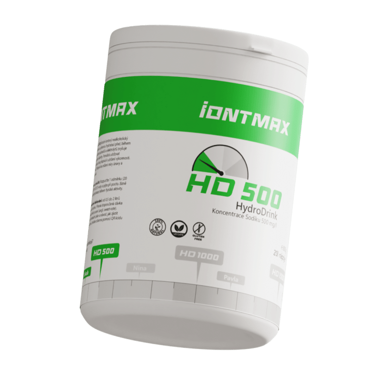 Iontmax HydroDrink HD 500 Hmotnost: 800 g dóza