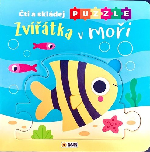 Čti a skládej puzzle - Zvířátka v moři