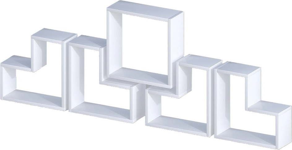 Bílá patrová police 180 cm Elitra – Kalune Design