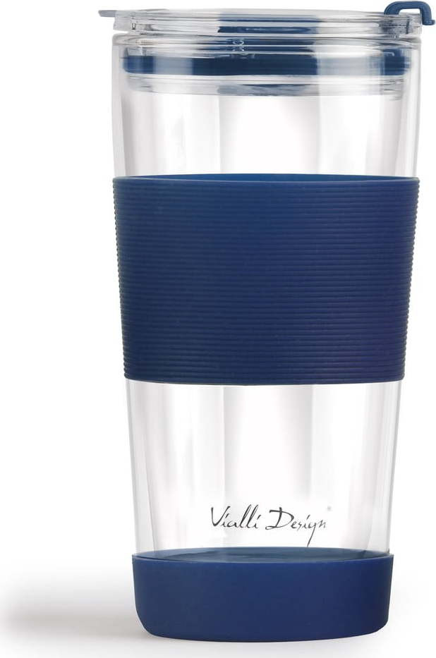 Modrý termo hrnek 600 ml Fuori – Vialli Design