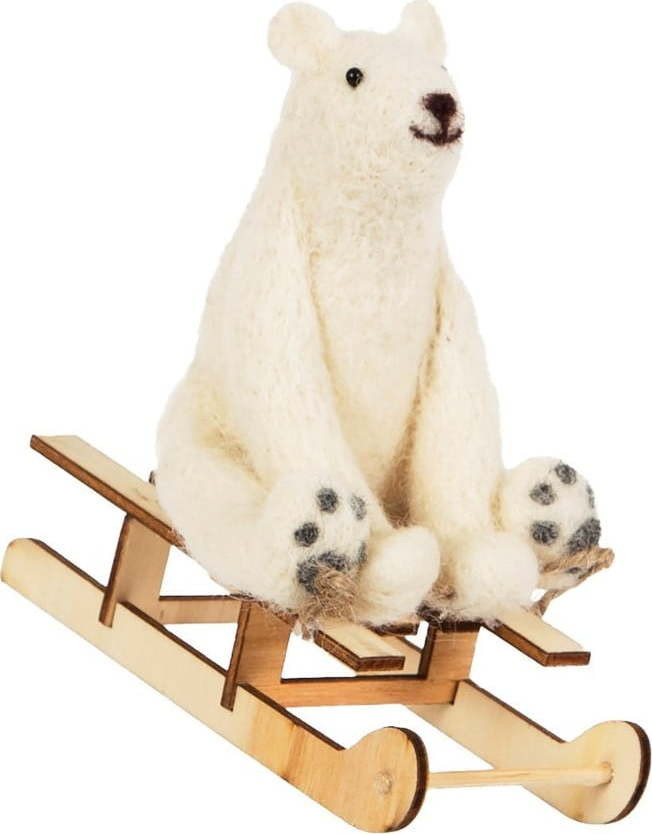 Vánoční figurka Polar Bear – Sass & Belle