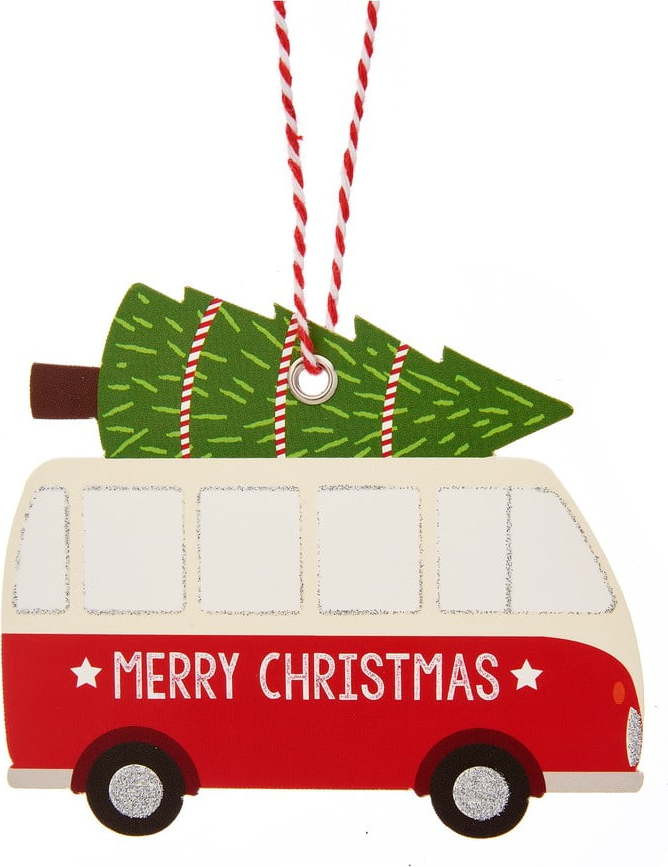 Visačky na dárky v sadě 6 ks Christmas Camper – Sass & Belle
