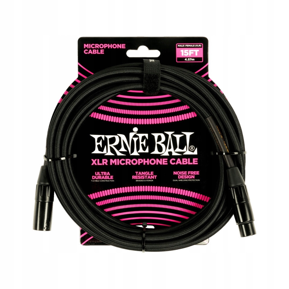 Mikrofonní kabel Xlr-xlr Ernie Ball 6391 (4,57m)