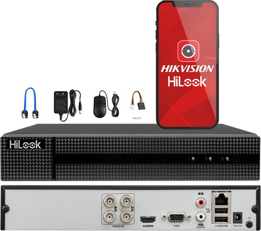 Tvi rekordér Hilook by Hikvision 4 kanálů DVR-4CH-5MP