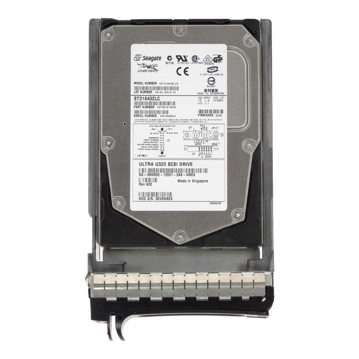 Dell 09W902 18GB Scsi U320 15K 8MB 3,5'' ST318432LC