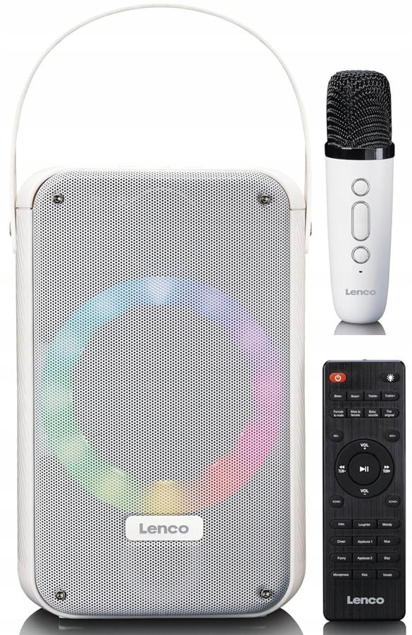 Reproduktor Lenco BTC-060 Aux Bluetooth Usb Karaoke Led Mikrofon