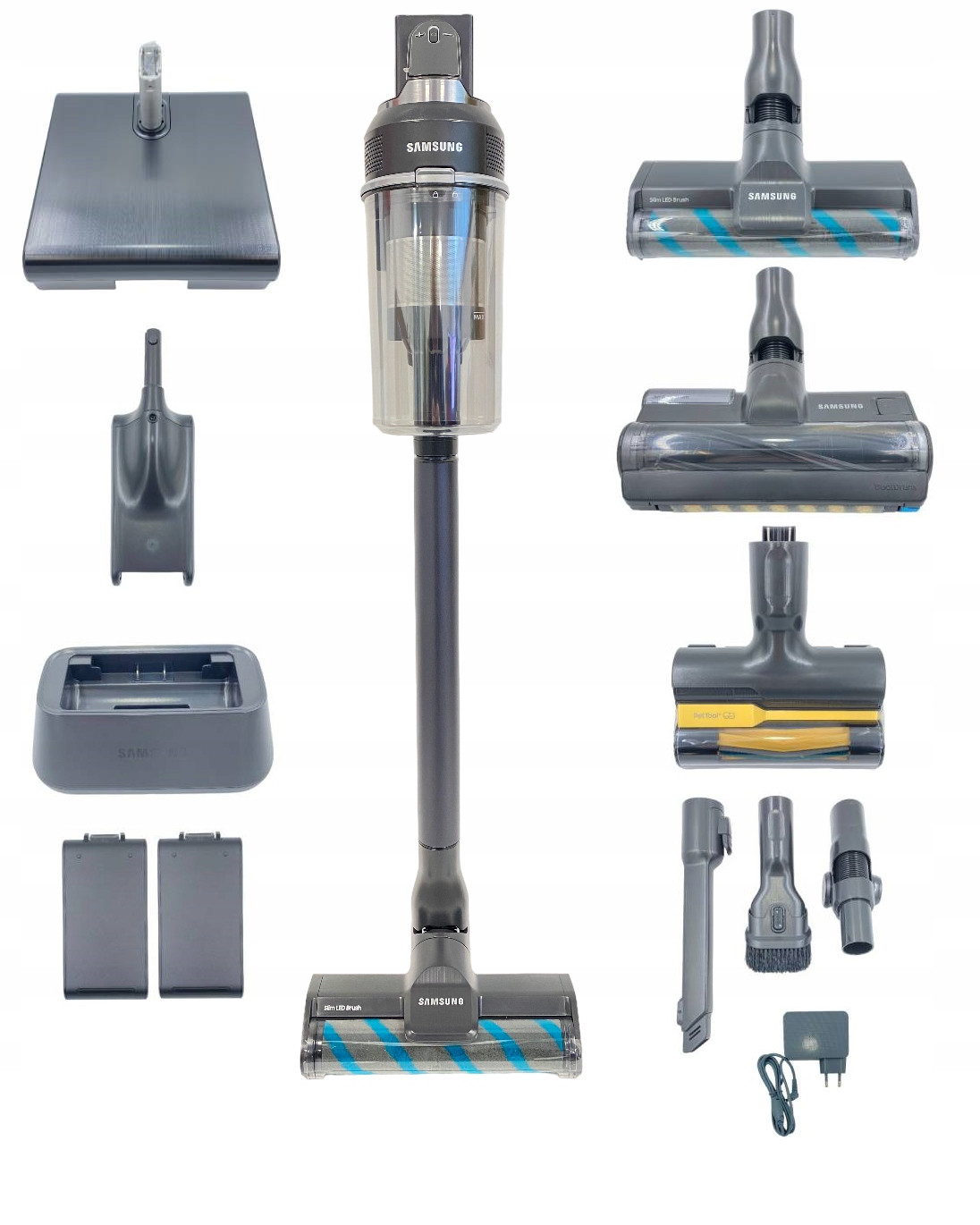 Tyčový vysavač Samsung VS20C9554TK Jet 95 complete extra Led