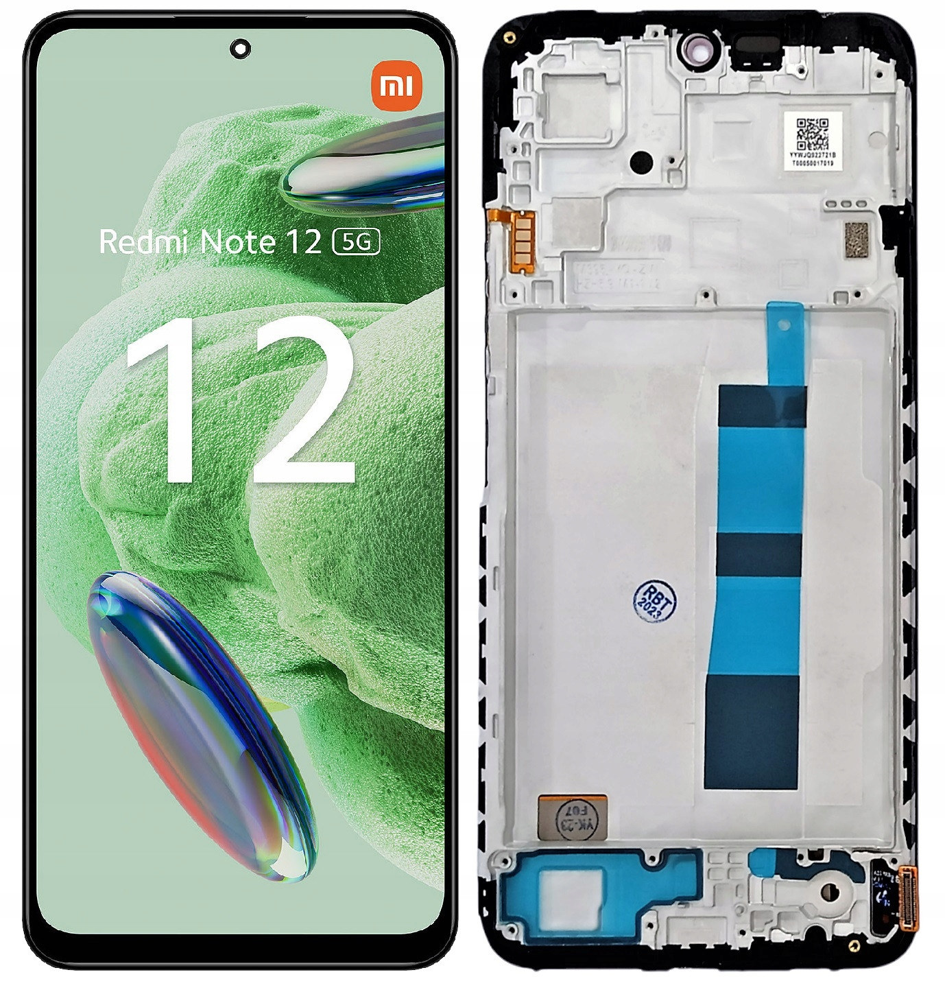 LCD Displej Pro Xiaomi Redmi Note 12 5G Oled Rámeček