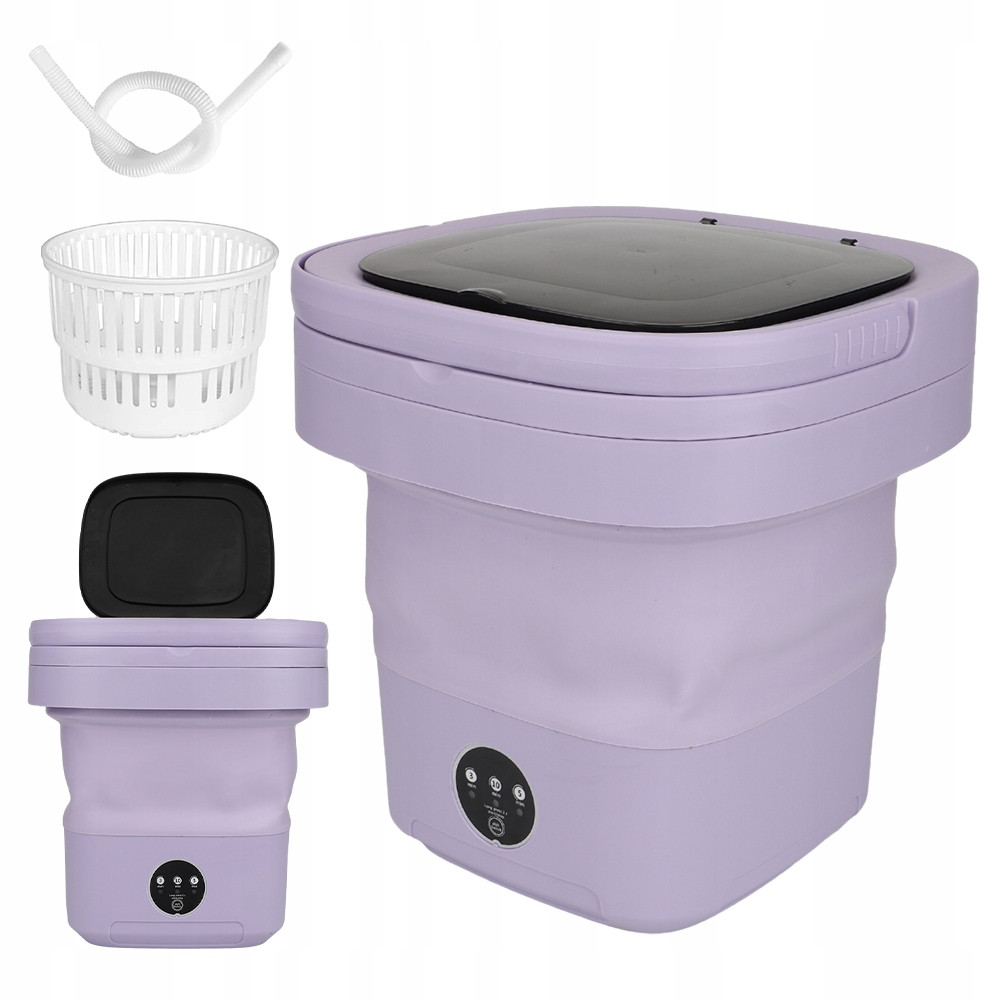 Výkonná Pračka Skládací 11L Pro Spodní Prádlo A Ponožky Šetří Místo