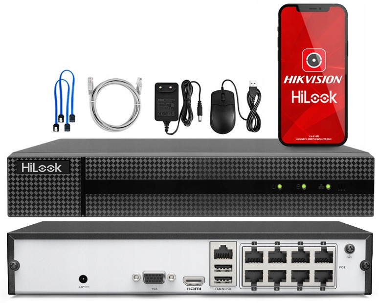 Ip rekordér Hilook by Hikvision 8 kanálů 4MP NVR-8CH-4MP/8P