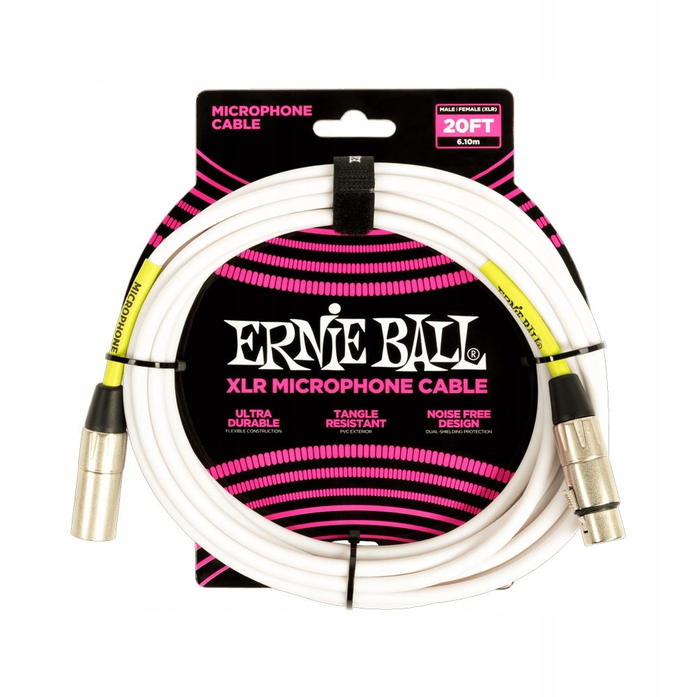 Mikrofonní kabel Xlr-xlr Ernie Ball 6389 (6,10m)