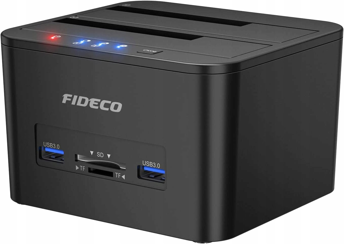 Fideco Dokovací Stanice Sata Disků 2x Hdd Ssd 18TB