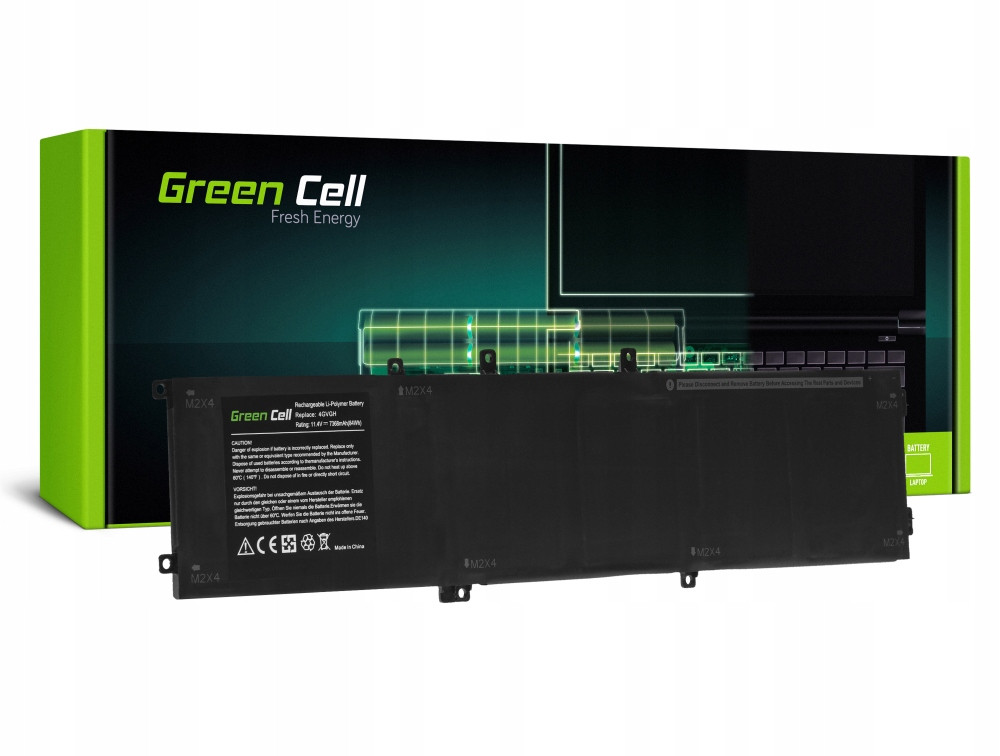 Baterie Green Cell 4GVGH pro Dell Xps 15 9550 Precision 5510 5500mAh 11,1V